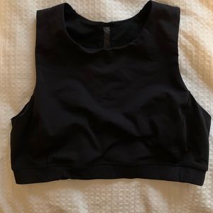 Lululemon size 8 black halter top bra